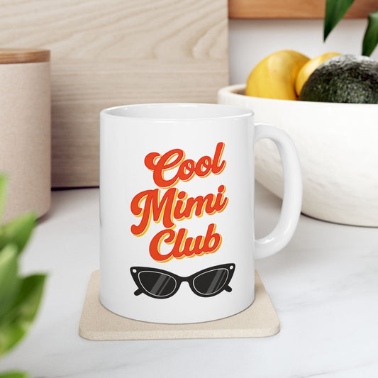 Mimi Club Mug Retro Mimi Gift Funny Coffee Cup Mothers Day Gift
