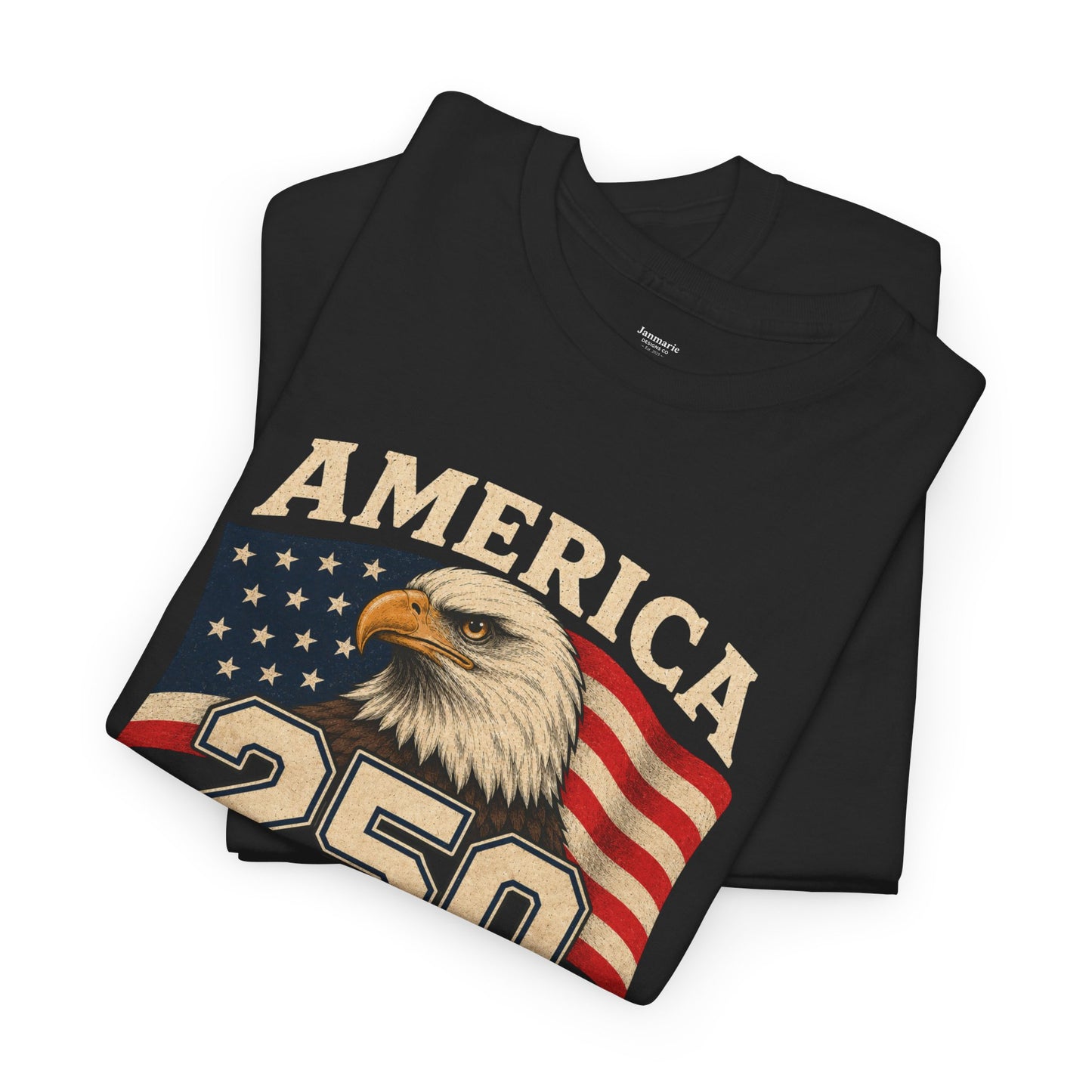 America 250 Years of Freedom T-Shirt | Bald Eagle, American Flag, 1776-2026