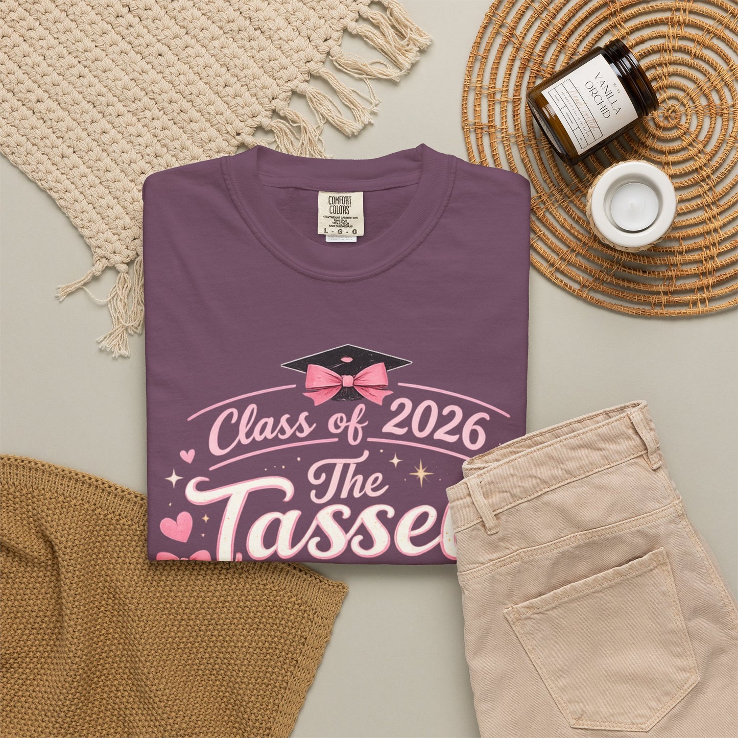 Comfort Colors Class of 2026 The Tassel Was Worth The Hassle T-Shirt | Graduation Shirt