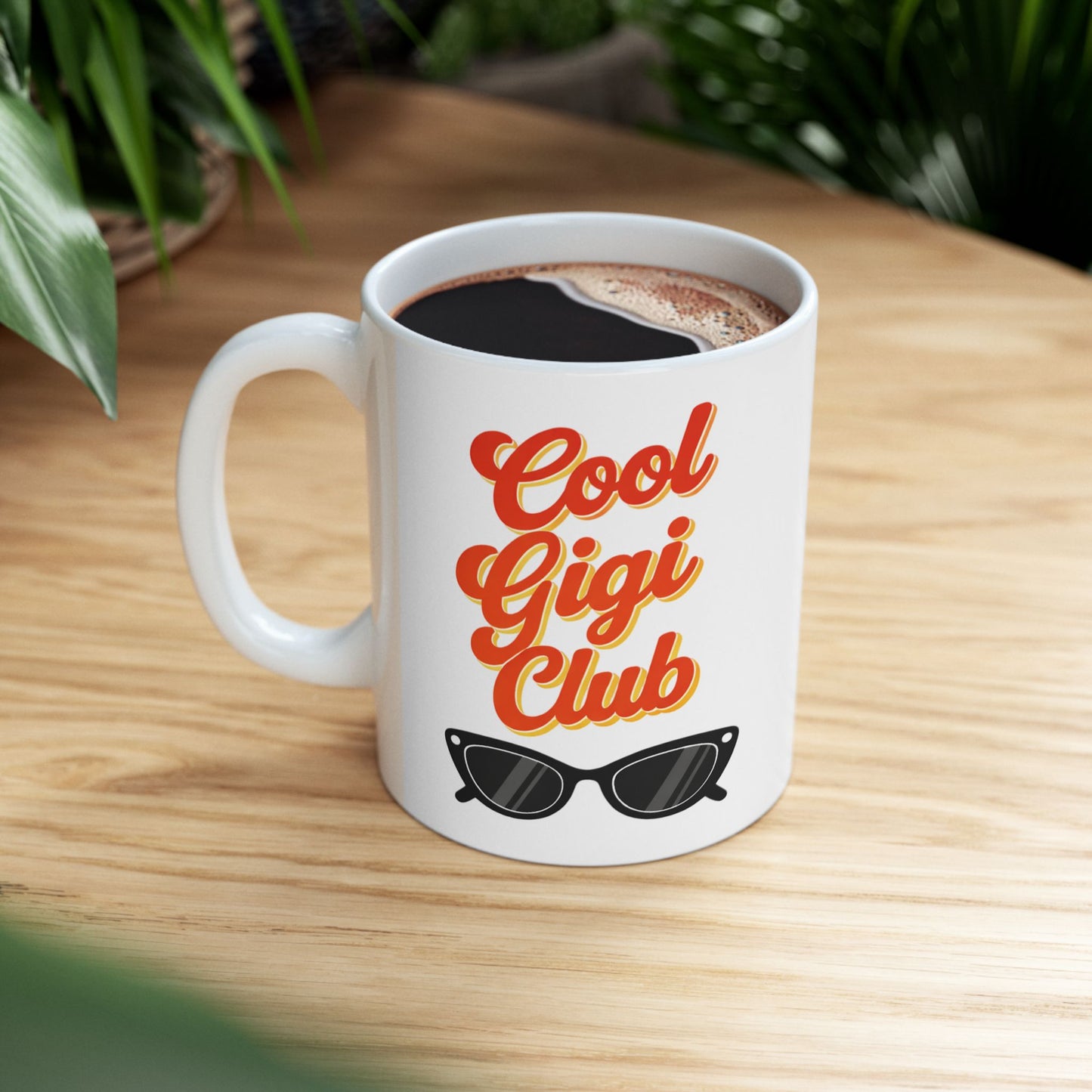 Cool Gigi Club Mug Retro Gigi Gift Funny Coffee Cup Mothers Day