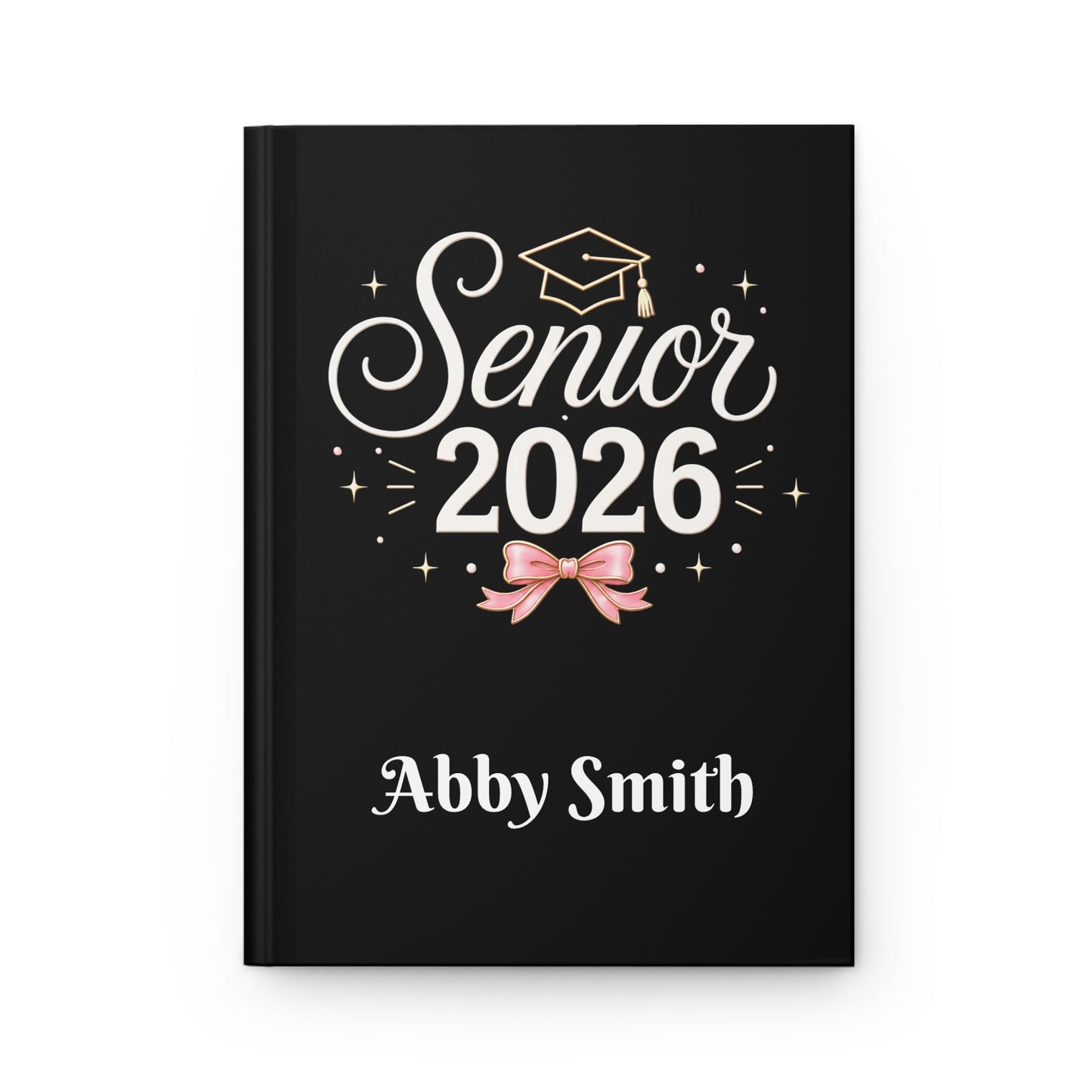 Senior 2026 Hardcover Journal | Personalized Name Graduation Notebook