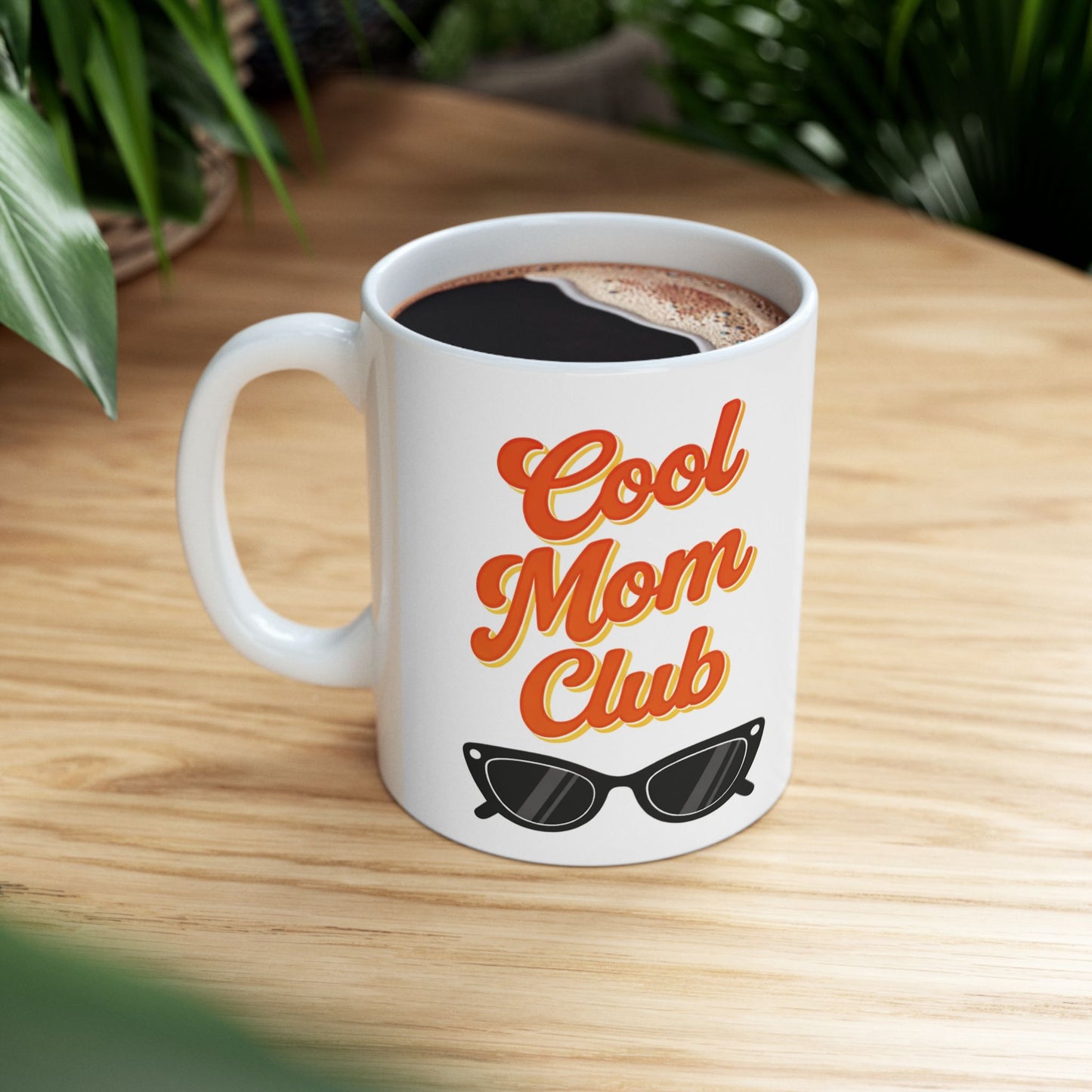 Cool Mom Club Mug Retro Mom Gift Funny Coffee Cup Mothers Day Present 