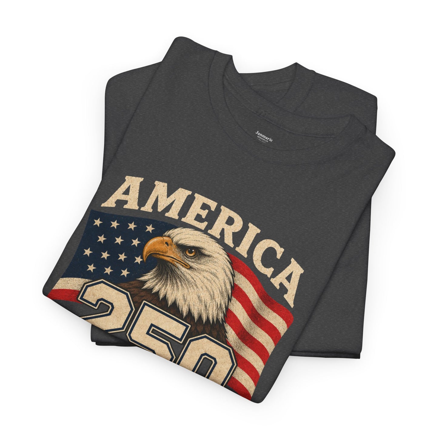America 250 Years of Freedom T-Shirt | Bald Eagle, American Flag, 1776-2026