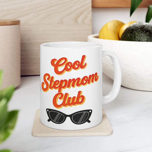 Stepmom Club Mug Retro Stepmom Gift Funny Coffee Cup Mothers Day Gift
