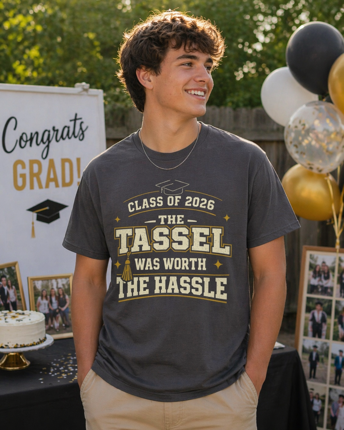 Class of 2026 Tassel Was Worth The Hassle T-Shirt | Graduation Tee