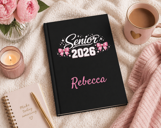 Senior 2026 Hardcover Journal | Personalized Name Option