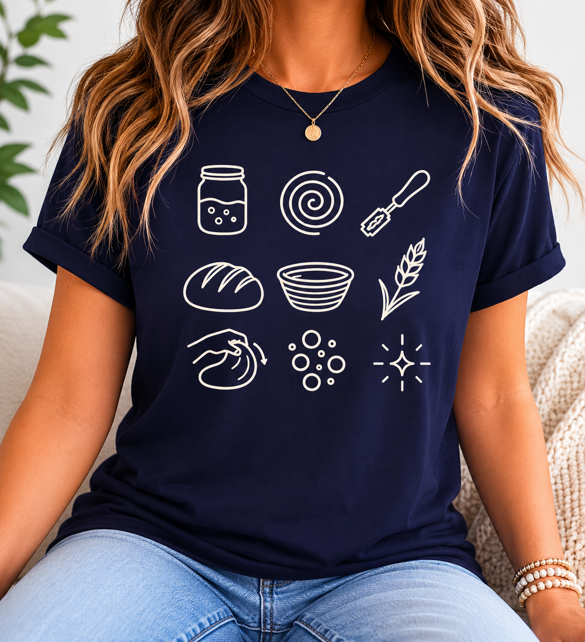 Sourdough Baking Comfort Colors Shirt Feed Fold Ferment | Sourdough Bread Tee