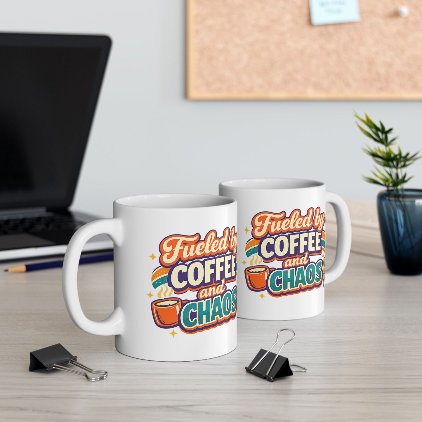Fueled by Coffee Chaos Mug | Mothers Day Gift