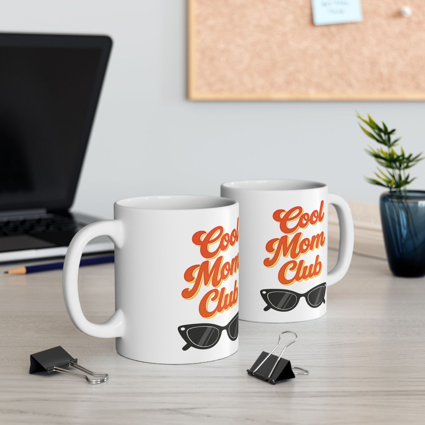 Cool Mom Club Mug Retro Mom Gift Funny Coffee Cup Mothers Day Present 