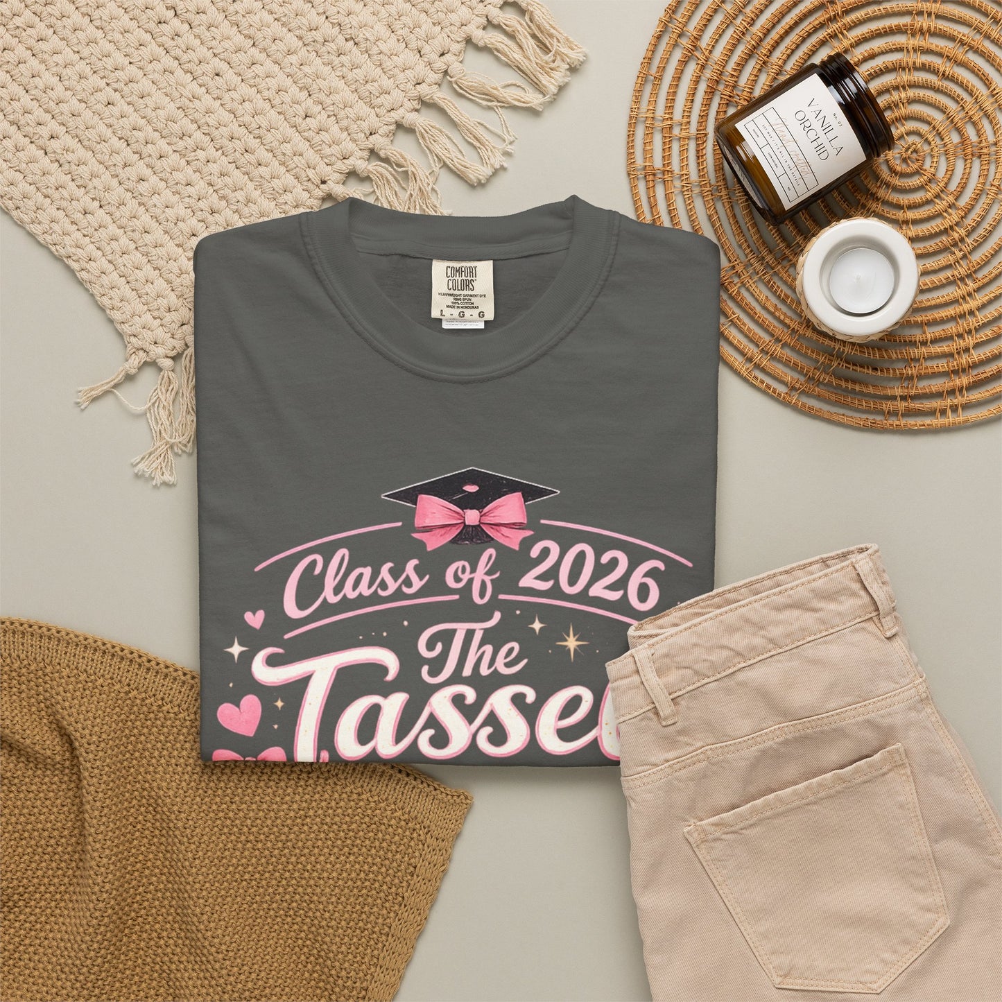 Comfort Colors Class of 2026 The Tassel Was Worth The Hassle T-Shirt | Graduation Shirt
