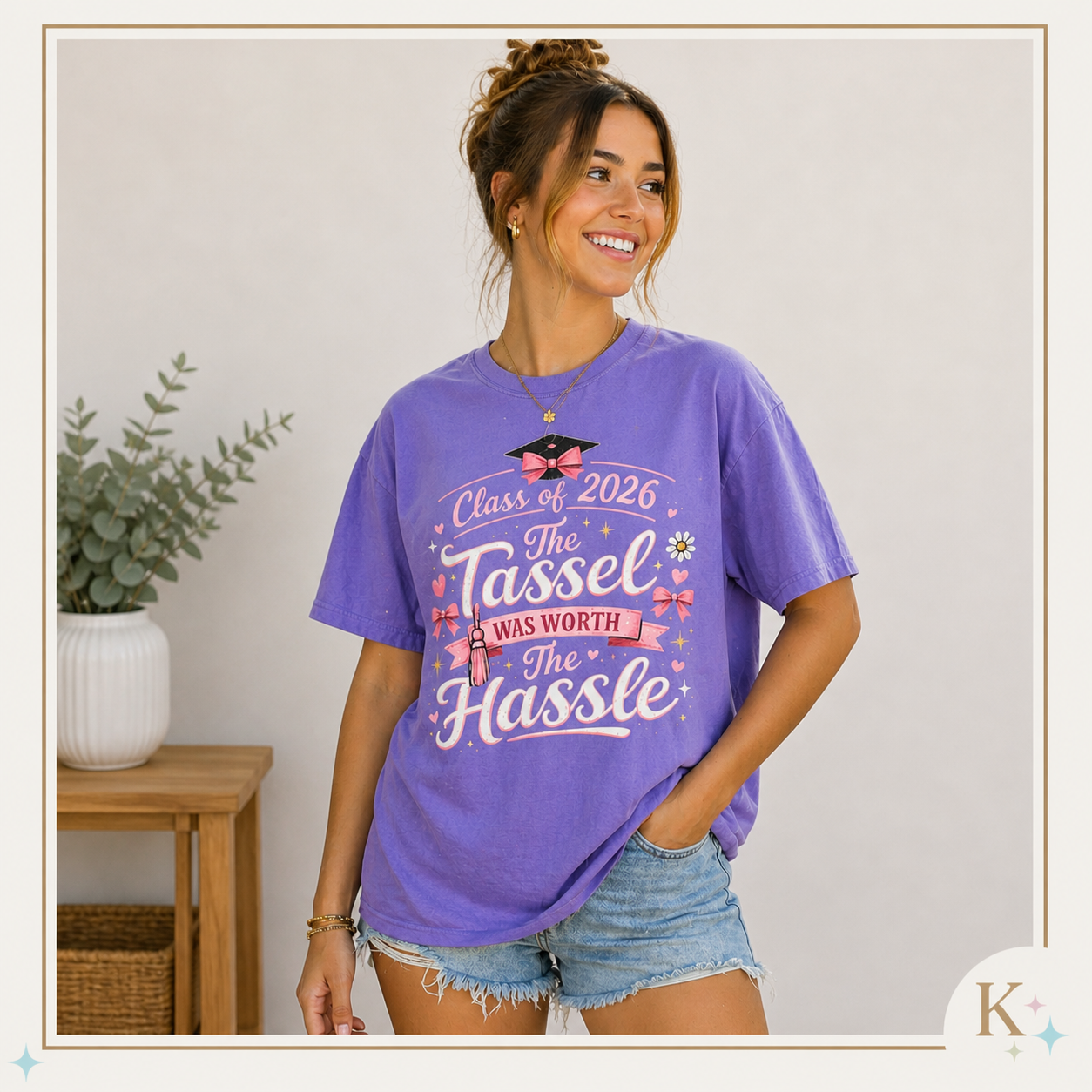 Comfort Colors Class of 2026 The Tassel Was Worth The Hassle T-Shirt | Graduation Shirt