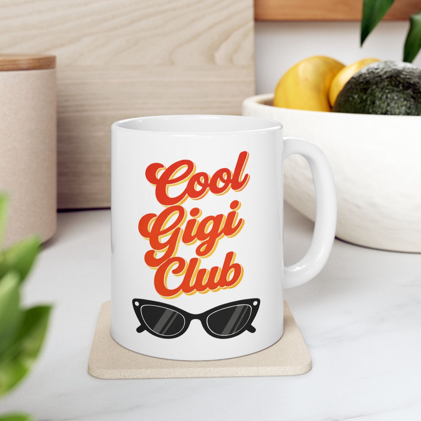 Cool Gigi Club Mug Retro Gigi Gift Funny Coffee Cup Mothers Day
