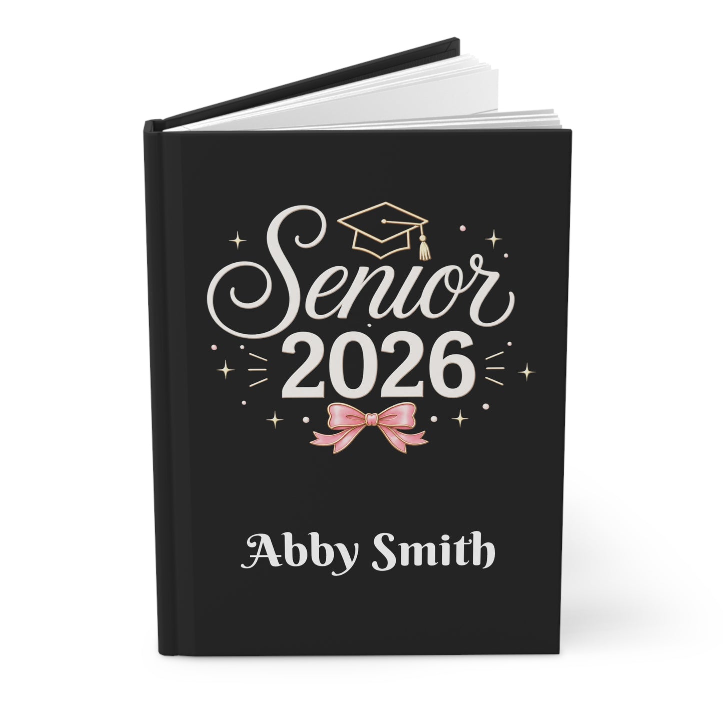 Senior 2026 Hardcover Journal | Personalized Name Graduation Notebook
