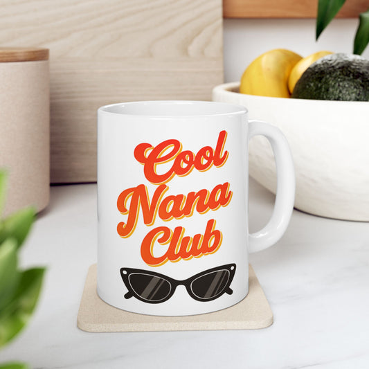 Nana Club Mug Retro Nana Gift Funny Coffee Cup