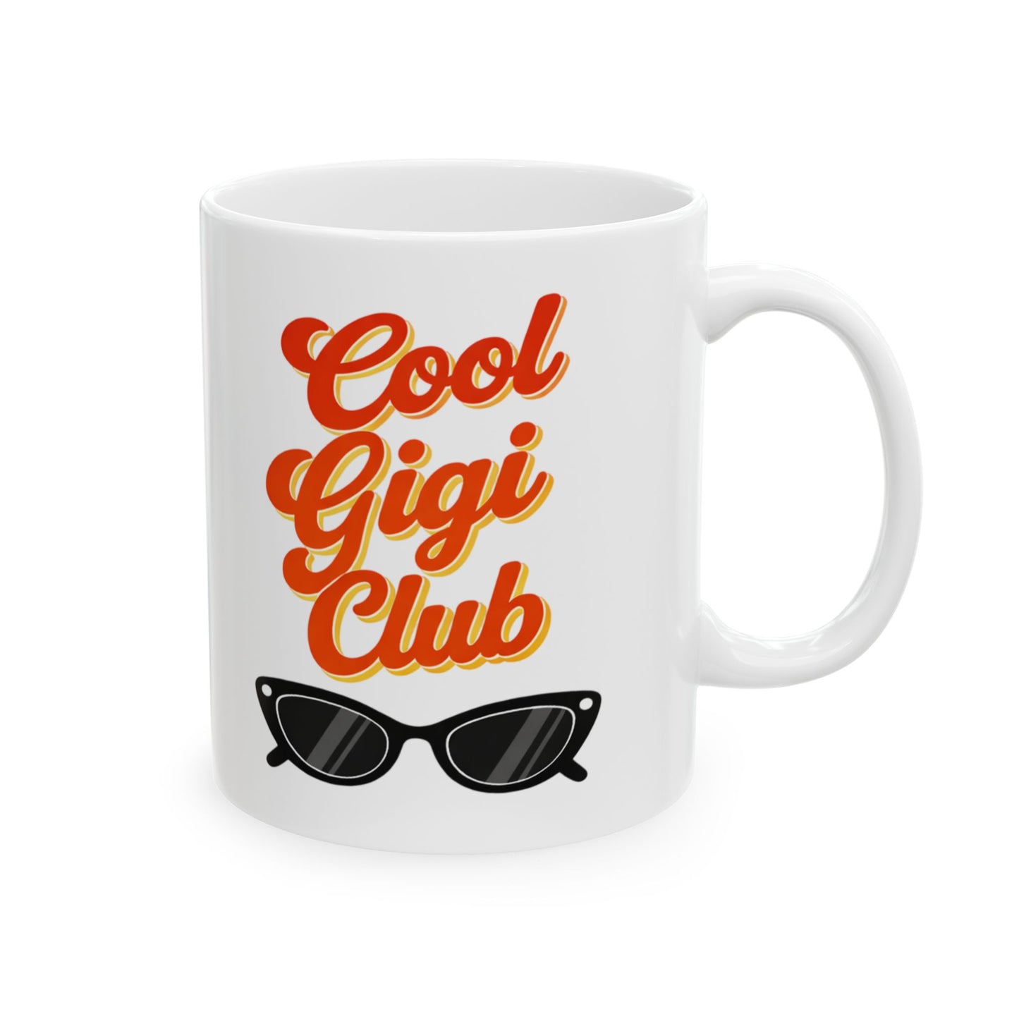 Cool Gigi Club Mug Retro Gigi Gift Funny Coffee Cup Mothers Day