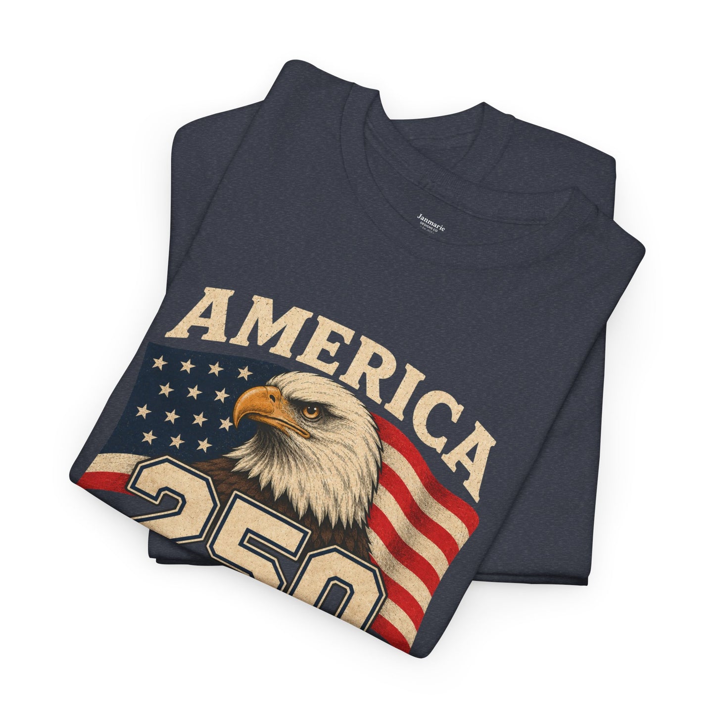 America 250 Years of Freedom T-Shirt | Bald Eagle, American Flag, 1776-2026