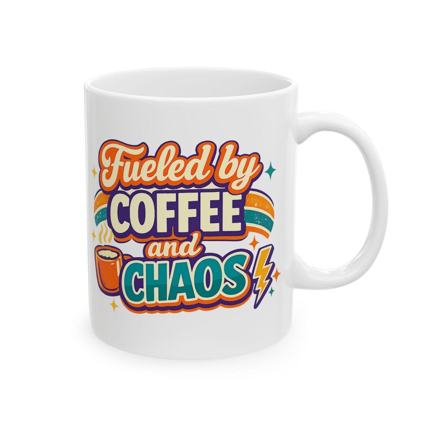 Fueled by Coffee Chaos Mug | Mothers Day Gift